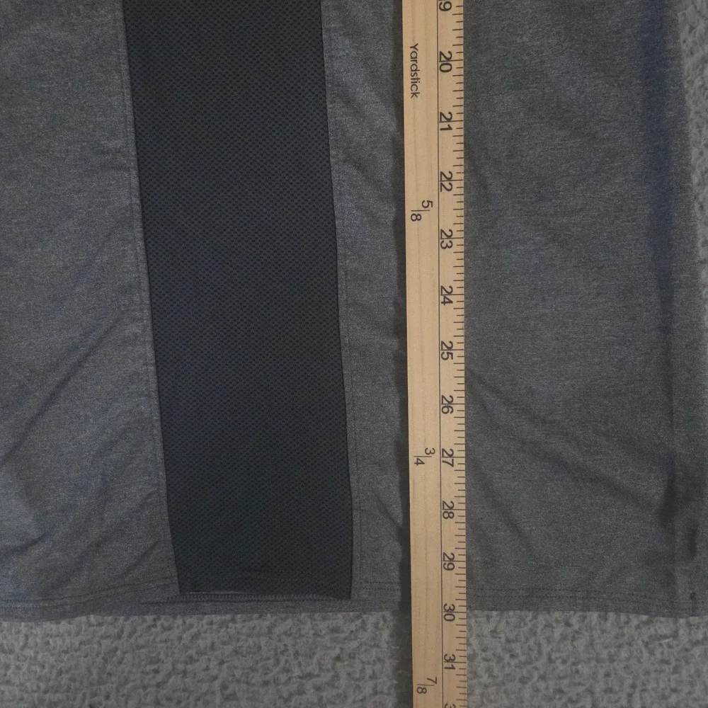 Jordan Shirt Mens L Gray Dri-FIT Alpha Compression Short Sleeve Mesh Back Top
